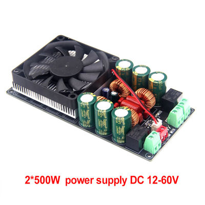 2X500W Класс D Цифровой стерео усилитель мощности 12V-48V для автомобиля Караоке Домашний театр Субвуферный динамик