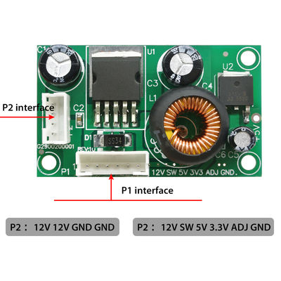 CA-1233 ПК преобразовательная панель 12V 5V 3.3V модуль пониженного питания со стандартным кодом даты