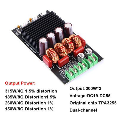 300W*2 Двухканальная 2.0 цифровая панель усилителя для модулей усилителей приемников HIFI