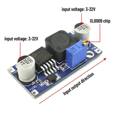 LED и LCD Совместимый 43*22mm Super XL6009 Модуль усиления постоянного тока с регулируемым выходом