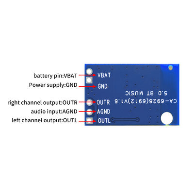 CA-6928 5V Bluetooth 5.1 Sound Dual Digital Power Amplifier Board с аудиомодулем