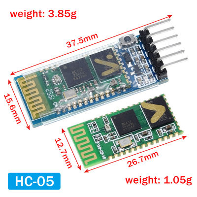 Модуль беспроводного Bluetooth HC-05 HC-06 RF-передатчик с частотой 2.4G 3.3V TTL Level и преобразователем UART диапазона 10 метров