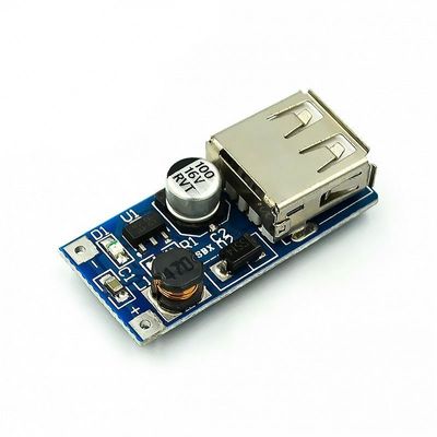 Модуль питания с одноэлементной батареей 5V 600MA Зарядщик преобразователь DC-DC Boost