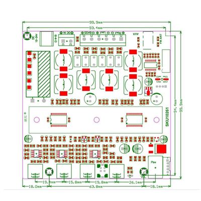 CA-3169B 2.1 канал аудио усилителя мощности с высокой точностью звука и компактным дизайном 100x75x30 мм