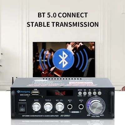 Беспроводной BT 2.0Стереоусилитель LDZS AV-298BT для автомобильных усилителей и KTV Home