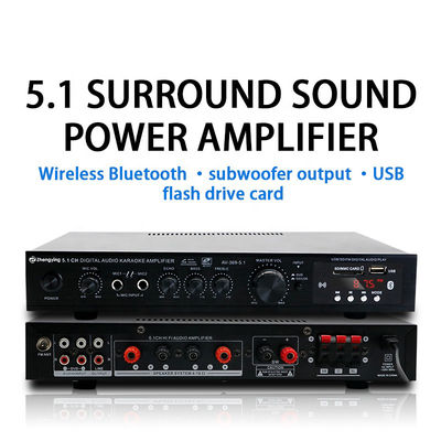 Система домашнего кинотеатра KTV Professional Amplifier Board с 2 микрофонами и LDZS 5.1 каналами стереомиксера