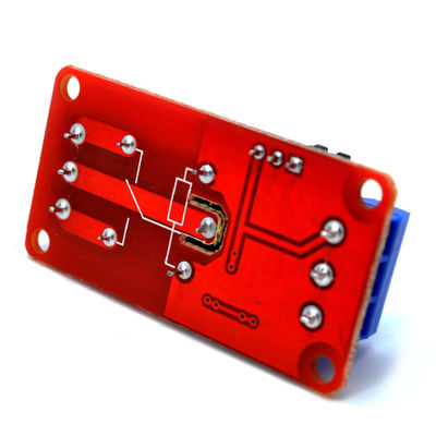 Контактная нагрузка 12V 1 канал ретрансляторный модуль с изоляцией оптокоплера на красной плате PCB