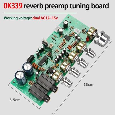 ОК339 Серия низкого шума Усилителя доска с реверсом для двойного AC12-15v Усилителя мощности предварительного усилителя