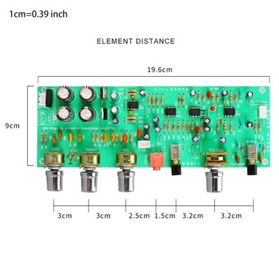 Преамп DX338A с двойным линейным 12В и сравнителями