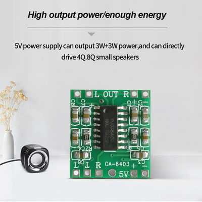 2*3W DC 5V Аудиомодуль класса D PMA8403 Усилительная плата для ультрамалых аудиопродуктов