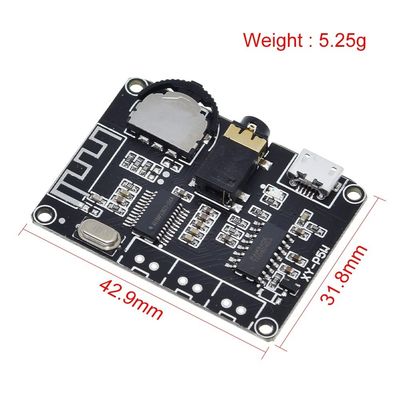 PAM8406 BT 5.0 DIY Kit Линейный аудиоусилитель DC3.7-5V Стереоаудио XY-P5W