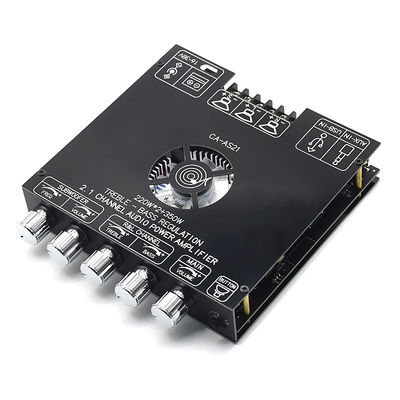 CA-AS21 2.1 канал BT субвуферный усилитель Аудиокарта 2*220W+350W 12-24V AMP