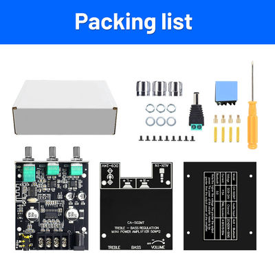 CA-502MT 5.0 BT Digital Audio Amplifier Board 2*50W 12-24V Модуль AMP