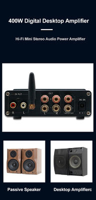 Усилитель мощности домашнего аудио 100 Вт * 2 + 200 Вт с Bluetooth 5.0 и 2.1 канал Мини HiFi Стерео класс D цифровой усилитель