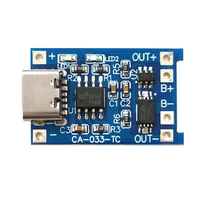 CA-033 Micro Type-C USB 5V зарядная панель с двойной функцией 1A Литий-ионный батарейный зарядное устройство 18650 TP4056 ICs Продукт