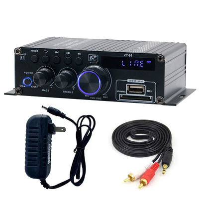 Hifi Stereo Audio Усилитель мощности 120 Вт Двухканальный Усилитель мощности Независимый Уравнитель управления Домашние цифровые усилители