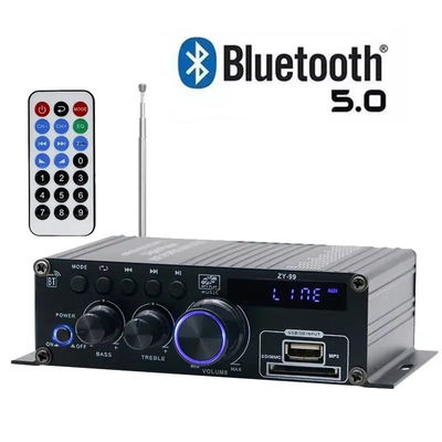 Hifi Stereo Audio Усилитель мощности 120 Вт Двухканальный Усилитель мощности Независимый Уравнитель управления Домашние цифровые усилители