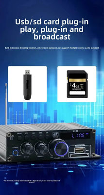Hifi Stereo Audio Усилитель мощности 120 Вт Двухканальный Усилитель мощности Независимый Уравнитель управления Домашние цифровые усилители