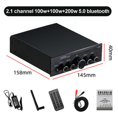 2.1 Канал выходной мощности 100 Вт Беспроводной Bluetooth Digital Audio HIFI Усилитель мощности для домашнего аудио