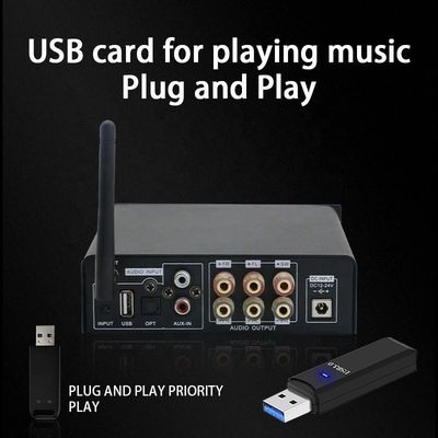 2.1 Канал выходной мощности 100 Вт Беспроводной Bluetooth Digital Audio HIFI Усилитель мощности для домашнего аудио