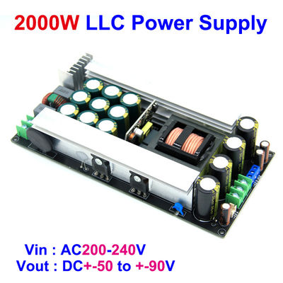 2000W LLC Dual DC 5-Way Power Supply Digital Audio Amplifier Module AC DC Converters for Board Mount 50/60/70/80/90V Switching (Движение на постоянном токе с двойным постоянным током)