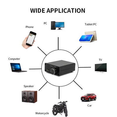 TPA3116 Цифровой усилитель стерео HiFi класса D мощностью 100 Вт с Bluetooth 5.0 и корпусом из алюминиевого сплава
