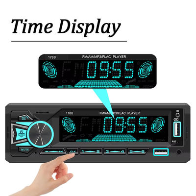 Универсальное автомобильное радио 60Wx4 Srereo MP3 Player FM Receiver Radio Stereo Audio Music USB/SD с встроенным входом Dash AUX