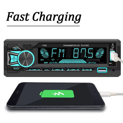 Универсальное автомобильное радио 60Wx4 Srereo MP3 Player FM Receiver Radio Stereo Audio Music USB/SD с встроенным входом Dash AUX