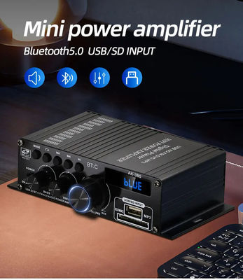 AK-380 2.0-канальный аудиоусилитель Bluetooth v5.0 с выходной мощностью 100–300 Вт для домашнего кинотеатра