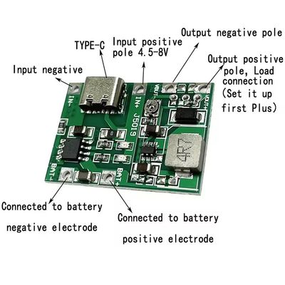 Type-C USB 3.7V 9V 5V 2A DC-DC преобразовательная панель Монтаж литий-литий-ионный 18650 зарядное устройство 18650 зарядное устройство Модуль питания