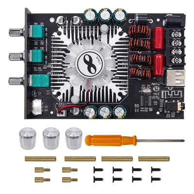 ZK-1602T 2*160W 2.0 Канал класс d Аудио Стерео Усилитель Борд Бассовый AMP TDA7498E BT 5.0 Субвуфер Усилитель Борд ZK-1602T