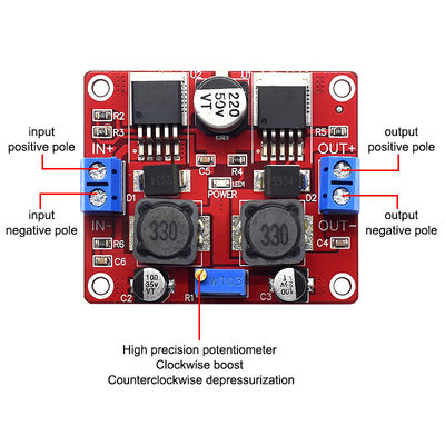 CA-2577 LM2596S 3A Step Down/Up DC-DC Automatic Voltage Regulation Module Board Mount Solar Panel Совместимый преобразователь