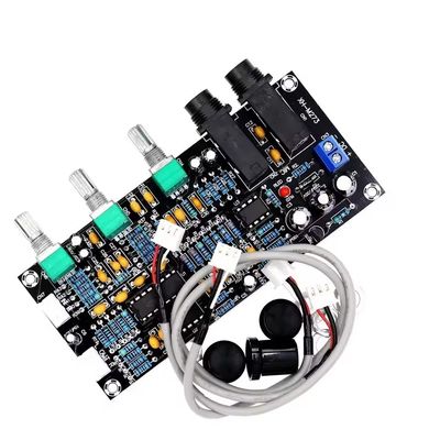 XH-M273 PT2399 Digital Preamplifier Board для караоке 12-24V DC Reverberation Микрофон управления микрофонами
