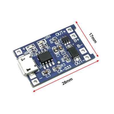 CA-033 Micro Type-c USB 5V зарядная панель с двойными функциями 1A Литий-ионный батарейный зарядной модуль 18650 TP4056 Стандарт