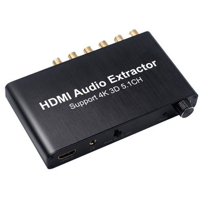 HDMI на 3,5 мм RCA Аналоговый аудио конвертер Экстрактор Декодер Усилитель для PS4 DVD 5.1 Канал звукоразделятель Частная форма