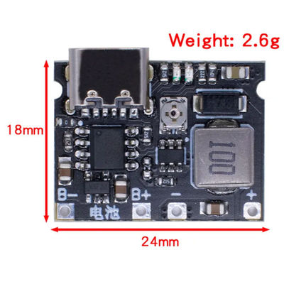 3.7V до 9V 5V 2A DC-DC Step Up Boost Module 18650 Литиевая батарея зарядка разрядка Планшет типа-C DC TP4056