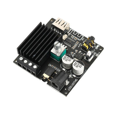 BT 5.0 Дигитальная панель усилителя мощности 100 Вт * 2 Стерео Мини DIY аудио модуль с поддержкой U Диска и AUX ввода