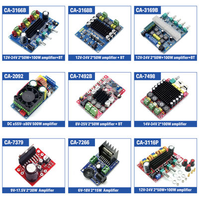 DC8-24V Dual Channels Audio PAM8610 Digital Power Audio Amplifier Board для динамика мощностью 15 Вт