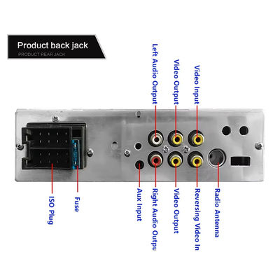 4.1 дюймовый портативный автомобильный стерео с двойным USB HD сенсорным экраном для Bluetooth MP5 плеер Красочные огни Autoradio Автомобильное радио CD для DVD VCD