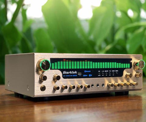 8000SW Флагманская версия 7.1 CH 2500W Домашний усилитель Полный алюминиевый сплав Золотое тело Двойной кольцевой коровьей перегородкой Стереоусилитель