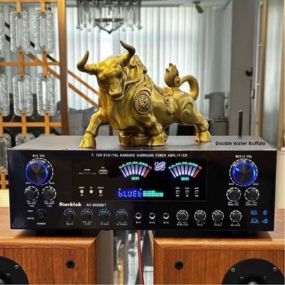AV-8888BT Профессиональный 7.1-канальный усилитель для домашнего кинотеатра сверхвысокой мощности 2000 Вт, беспроводная система домашнего караоке с объемным звучанием BT