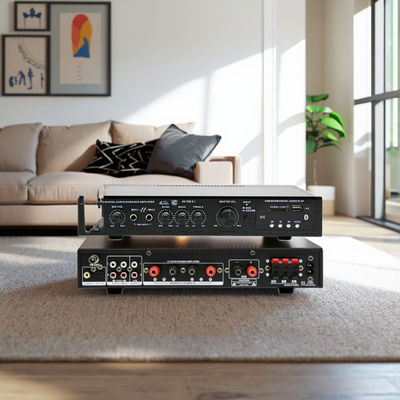 5.1-канальный усилитель мощности HIFI 120 Вт*2 + 25 Вт*3 с оптическим и коаксиальным входом, BT 5.0, супербас, для домашнего кинотеатра, караоке и вечеринок