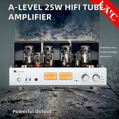 А-Level 25W + 25W Домашний HIFI Audio Tube Усилитель высокой мощности Выход интегрированные наушники Приемники динамики Усилители класса