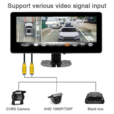 10,25-дюймовый широкоформатный монитор Full HD IPS с сенсорным экраном, поддерживающий протокол UART/RS232 для Bird View MDVR Black Box, 1 год