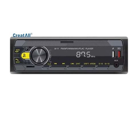 Creatall 12V Автомобильный MP3 проигрыватель с BT беспроводным радио FM без рук Красочные огни Модификация аудиосистемы Новая и улучшенная