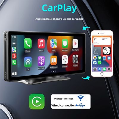 Creatall 10,26 дюймовый Carplay портативный экран MP5 навигация обратная связь для BT беспроводный автоплеер USB панель управления