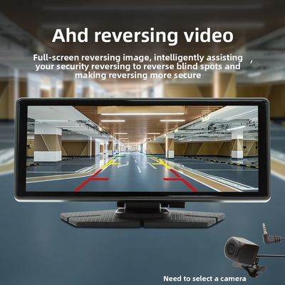 Creatall 8,1-дюймовый портативный навигационный прибор для автомобилей беспроводной CarPlay передний задний двойной записывающий прибор для приборной панели