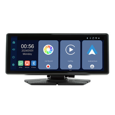 Creatall 8,1-дюймовый портативный навигационный прибор для автомобилей беспроводной CarPlay передний задний двойной записывающий прибор для приборной панели