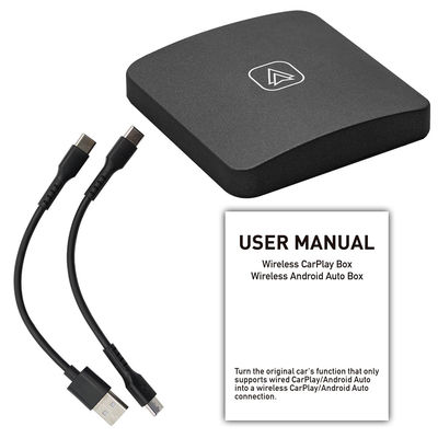 Creatall Wireless CarPlay Adapter Автомобильный установленный интерконнектный коробка Android совместимость преобразует проводный беспроводный для улучшенного