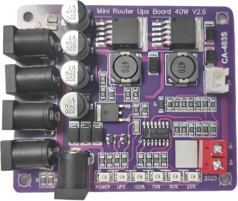 Источник бесперебойного питания для мини-маршрутизатора CA-403S с выходной мощностью 40 Вт, входом аккумулятора 11,1 В и защитой от короткого замыкания